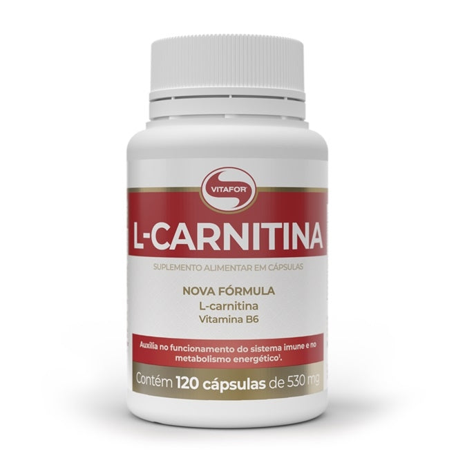 L-Carnitina 530mg 120 Cápsulas VitaFor