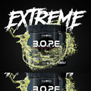 Pré-Treino BOPE 300g - Suplemento em Pó Black Skull - B.O.P.E. - Energia - Disposição Caveira Preta