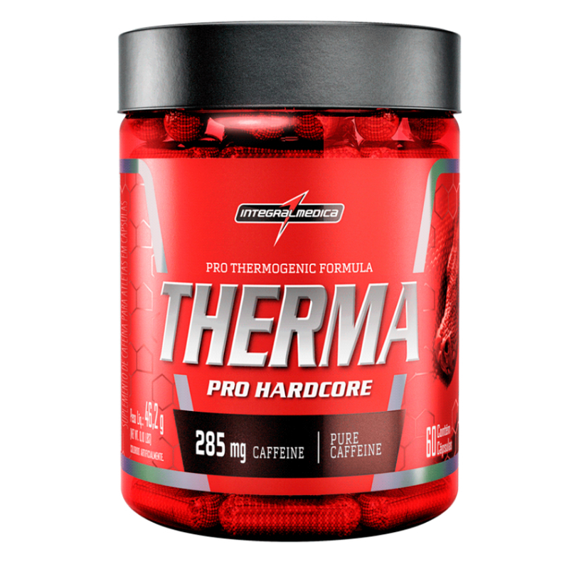 Therma Pro Hardcore 60 Cápsulas (285mg de Cafeína) - Integral Médica