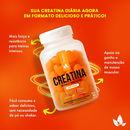 Creatina em Gomas Sabor Laranja 60 Gummy Emellus